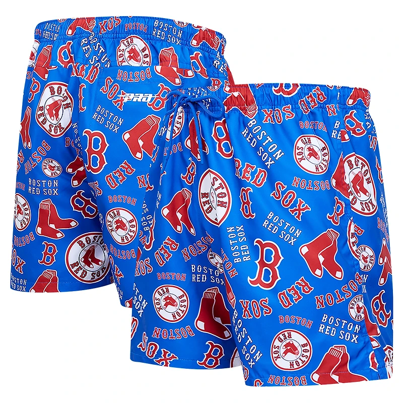 Men's Pro Standard Navy Boston Red Sox Toss Logo Woven Shorts