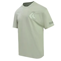 Men's Pro Standard Olive Boston Red Sox Neutral Drop Shoulder T-Shirt