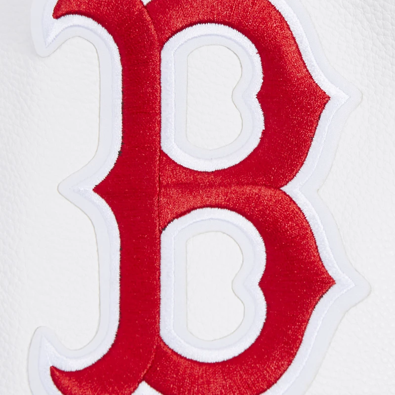 Men's Pro Standard Red Boston Sox Script Tail Wool Full-Zip Varity Jacket