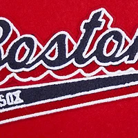 Men's Pro Standard Red Boston Sox Script Tail Wool Full-Zip Varity Jacket