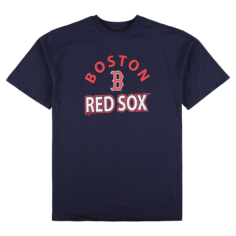Men's Profile Boston Red Sox Big & Tall T-Shirt Shorts Combo Set