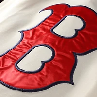Maillot à boutons pour homme, couleur crème, Boston Red Sox, grandes tailles