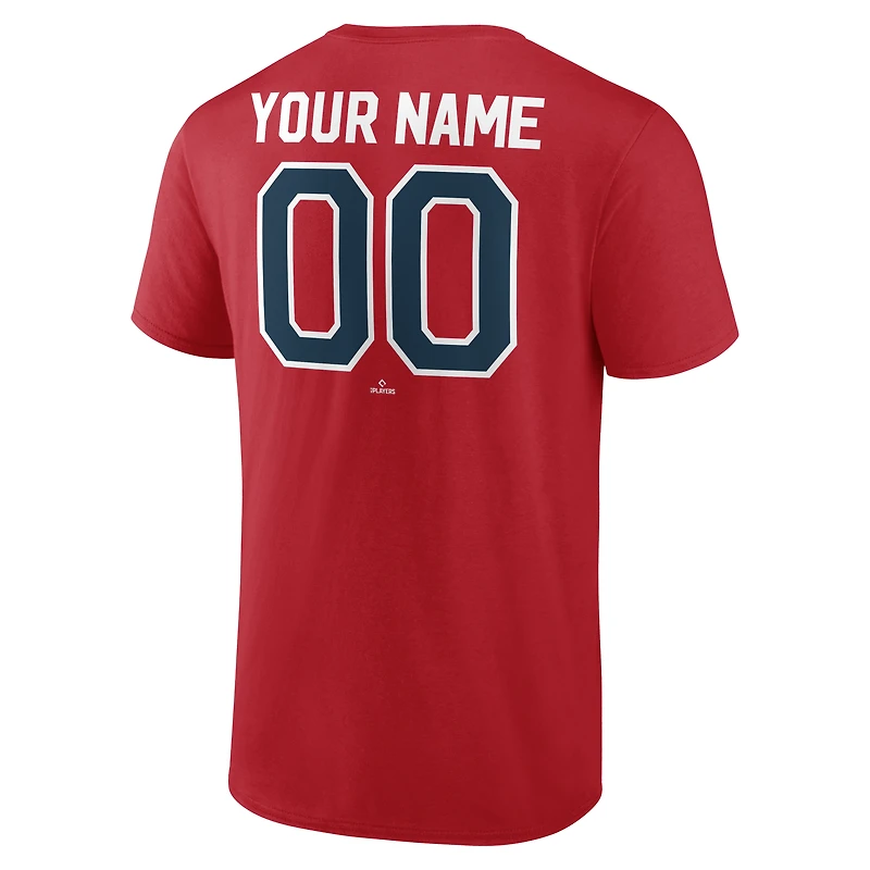T-shirt personnalisé rouge pour homme de la collection Cooperstown des Red Sox Boston, série victoires