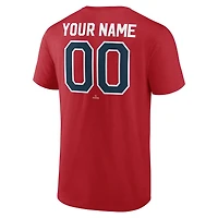 T-shirt personnalisé rouge pour homme de la collection Cooperstown des Red Sox Boston, série victoires