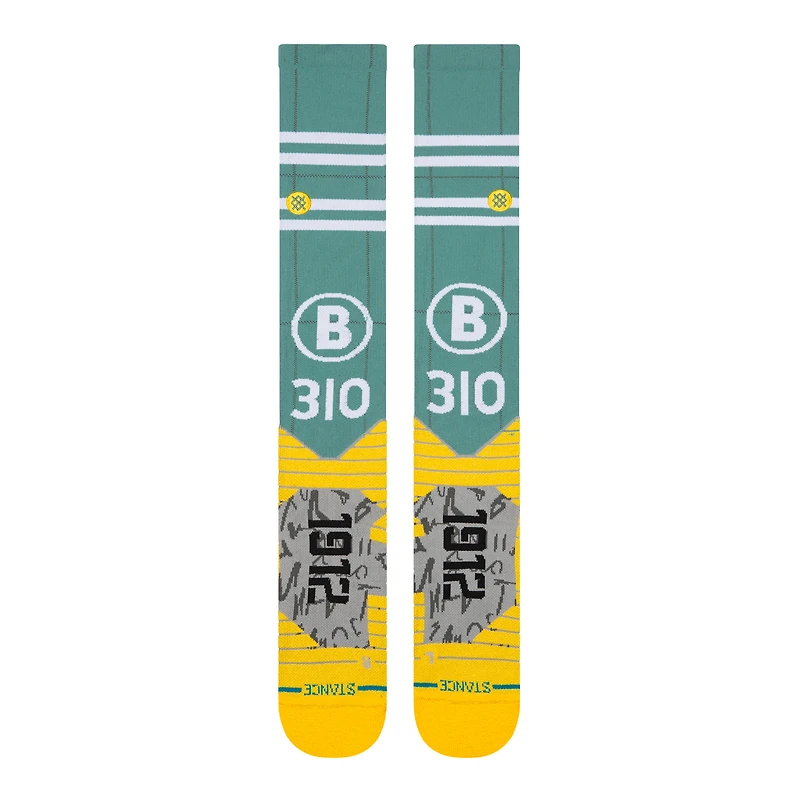 Chaussettes montantes Stance vertes Boston Red Sox 2025 City Connect pour homme