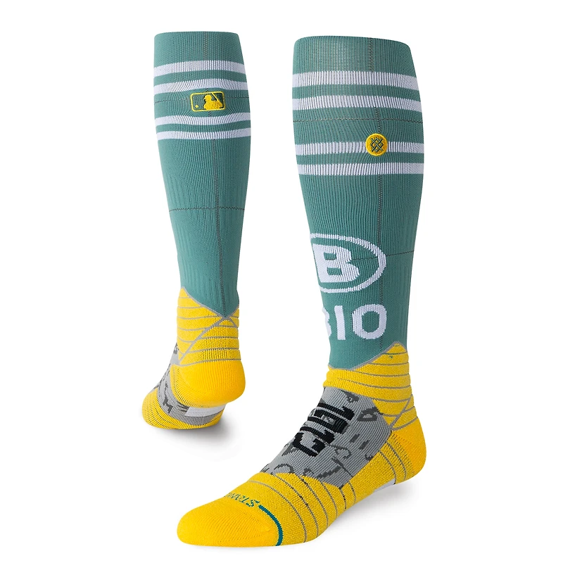 Chaussettes montantes Stance vertes Boston Red Sox 2025 City Connect pour homme