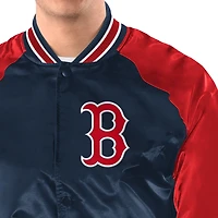 Veste universitaire raglan Blitz pour homme Starter, bleu marine/rouge, Boston Red Sox