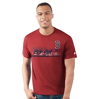 T-shirt rouge Prime Time Team pour homme des Boston Red Sox