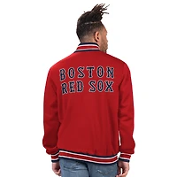 Men's Starter  Red Boston Sox Varsity Full-Snap Jacket