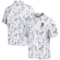 Men's Tommy Bahama Gray Boston Red Sox Sport Cabana Shores IslandZone Tri-Blend Polo
