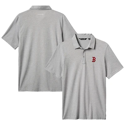 Polo The Zinna des Red Sox de Boston gris TravisMathew pour hommes