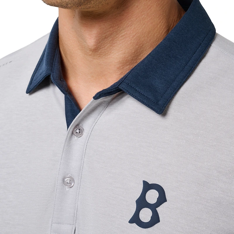 Men's TravisMathew Gray Boston Red Sox Victory Vibes Polo