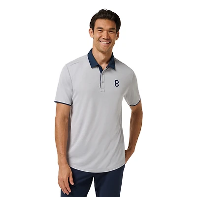 Polo gris TravisMathew Boston Red Sox Victory Vibes pour homme