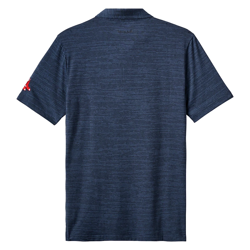 Polo The Heater TravisMathew bleu marine des Red Sox de Boston pour hommes