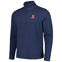 Men's Vineyard Vines Navy Boston Red Sox Saltwater Quarter-Zip Jacket