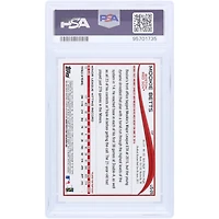 Carte de recrue authentifiée 9 PSA #US-26 de Mookie Betts des Boston Red Sox 2014 Topps Update Batting Red Hot Foil