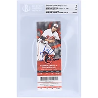 Mookie Betts Boston Red Sox Autographed 1st Career 3-HR Game Beckett Fanatics Witnessed Authenticated /10 Ticket from May 31