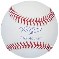 Mookie Betts Boston Red Sox Autographed Baseball with "2018 AL MVP" Inscription