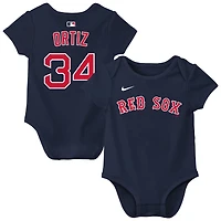 Newborn & Infant Nike David Ortiz Navy Boston Red Sox Name Number Bodysuit