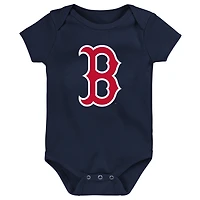 Newborn & Infant Outerstuff  Navy Boston Red Sox Primary Team Logo Bodysuit