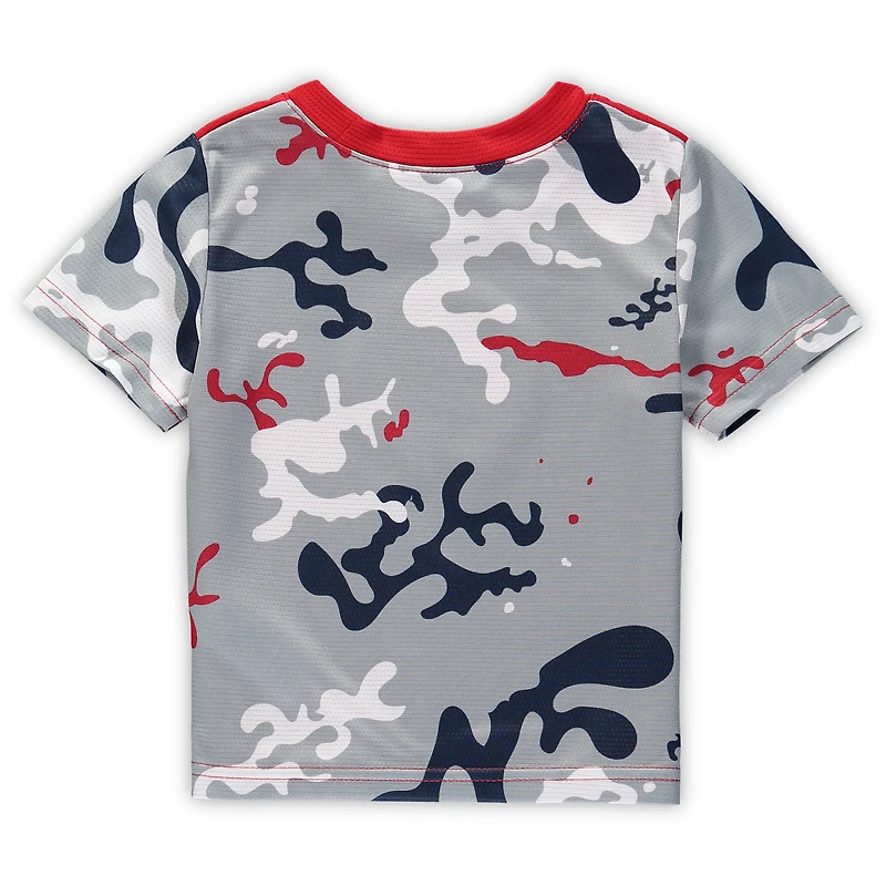 Newborn & Infant Red/Navy Boston Red Sox Pinch Hitter T-Shirt Shorts Set