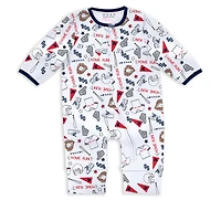 Newborn & Infant WEAR by Erin Andrews Boston Red Sox Sleep Play Set