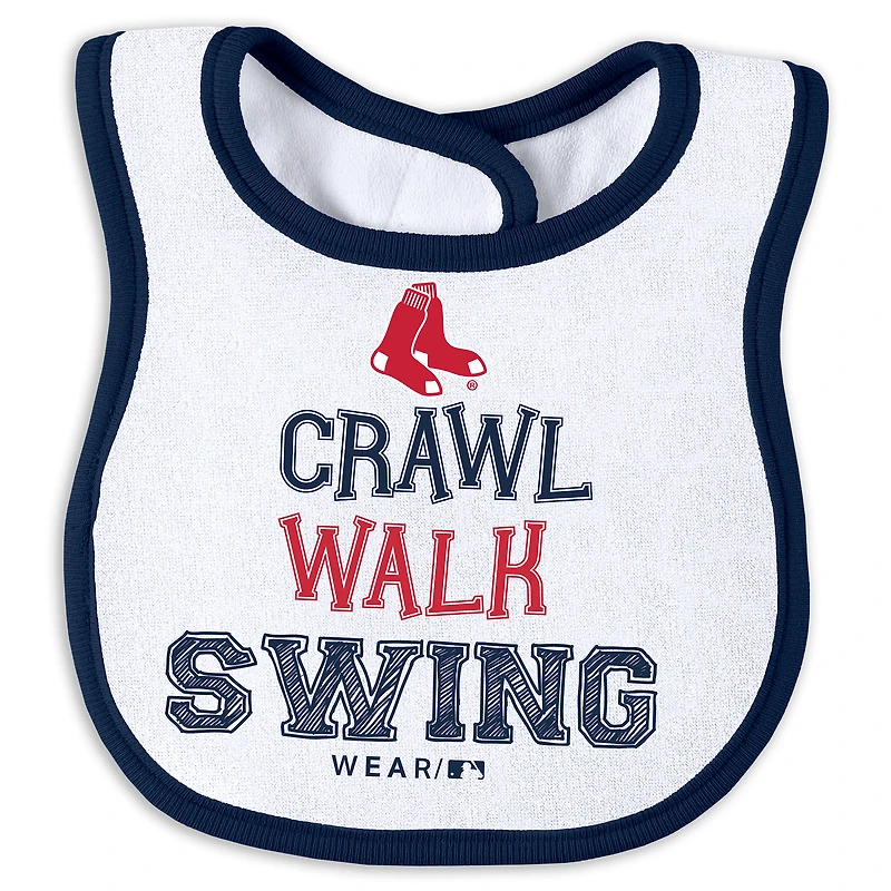 Newborn & Infant WEAR by Erin Andrews Boston Red Sox Sleep Play Set