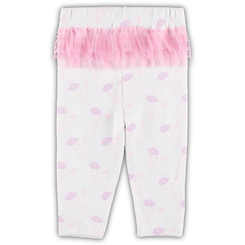 Nouveau-né et bébé blanc/rose Boston Red Sox Spreading Love Body & Tutu avec leggings
