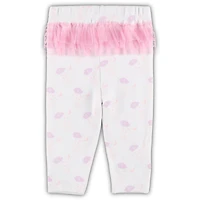 Nouveau-né et bébé blanc/rose Boston Red Sox Spreading Love Body & Tutu avec leggings