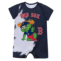 Newborn Outerstuff  Navy Boston Red Sox Baby Mascot Bodysuit