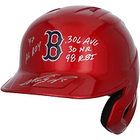 Nomar Garciaparra Boston Red Sox Autographed Alternate Chrome Replica Batting Helmet with Multiple 1997 AL ROY Inscriptions - Limited Edition #1/10