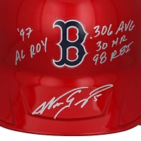 Nomar Garciaparra Boston Red Sox Autographed Alternate Chrome Replica Batting Helmet with Multiple 1997 AL ROY Inscriptions - Limited Edition #1/10