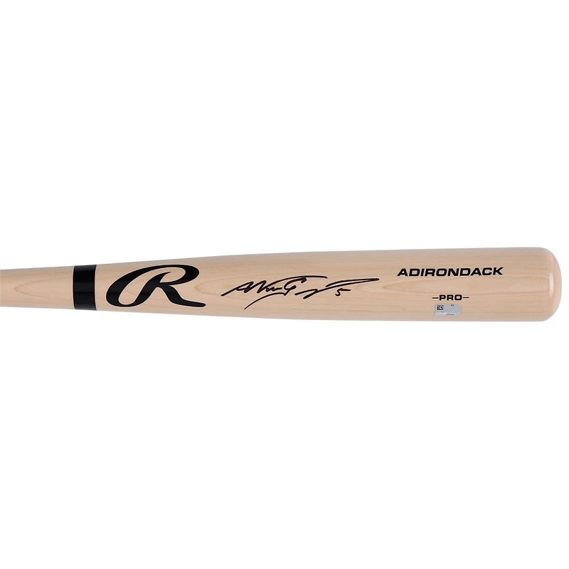 Batte blonde Rawlings Pro autographiée par Nomar Garciaparra des Boston Red Sox