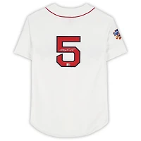 Maillot authentique Mitchell & Ness blanc autographié par Nomar Garciaparra des Boston Red Sox