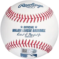 Baseball autographié par Pedro Martinez des Red Sox de Boston avec l'inscription « 1999 Triple Crown »