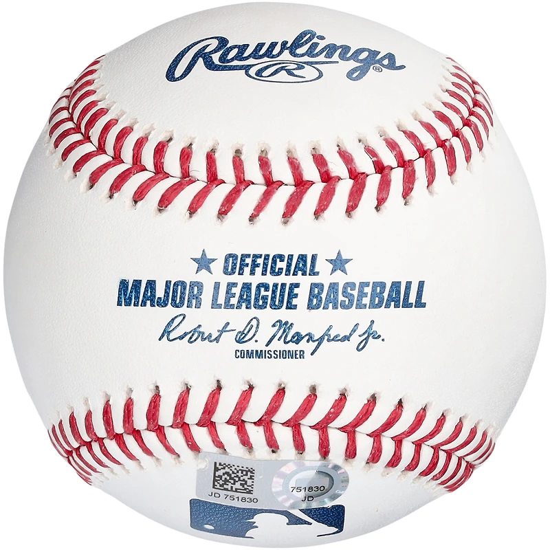 Baseball autographié par Pedro Martinez des Boston Red Sox avec l'inscription Cy Young