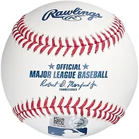 Baseball autographié par Pedro Martinez des Boston Red Sox avec l'inscription Cy Young