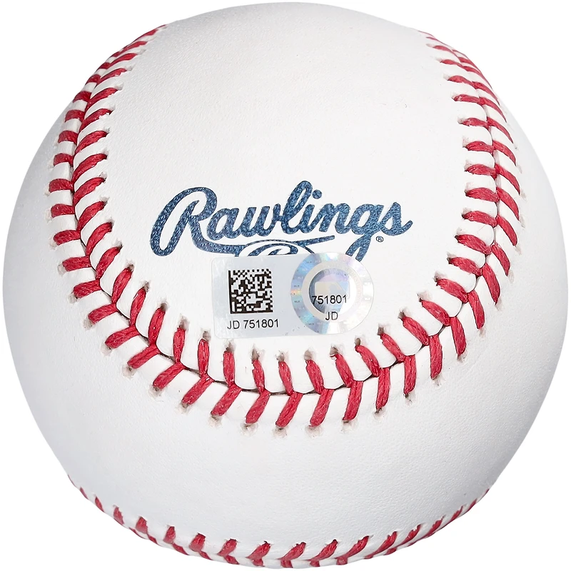 Pedro Martinez Boston Red Sox Autographed Hall of Fame Logo Baseball with "HOF 15" Inscription