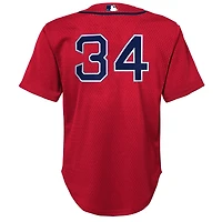 Mitchell & Ness David Ortiz Red Boston Sox Cooperstown Collection Maillot d'entraînement au bâton en maille