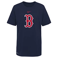 Préscolaire Nike Boston Red Sox Large Logo Performance Bleu marine - T-shirt