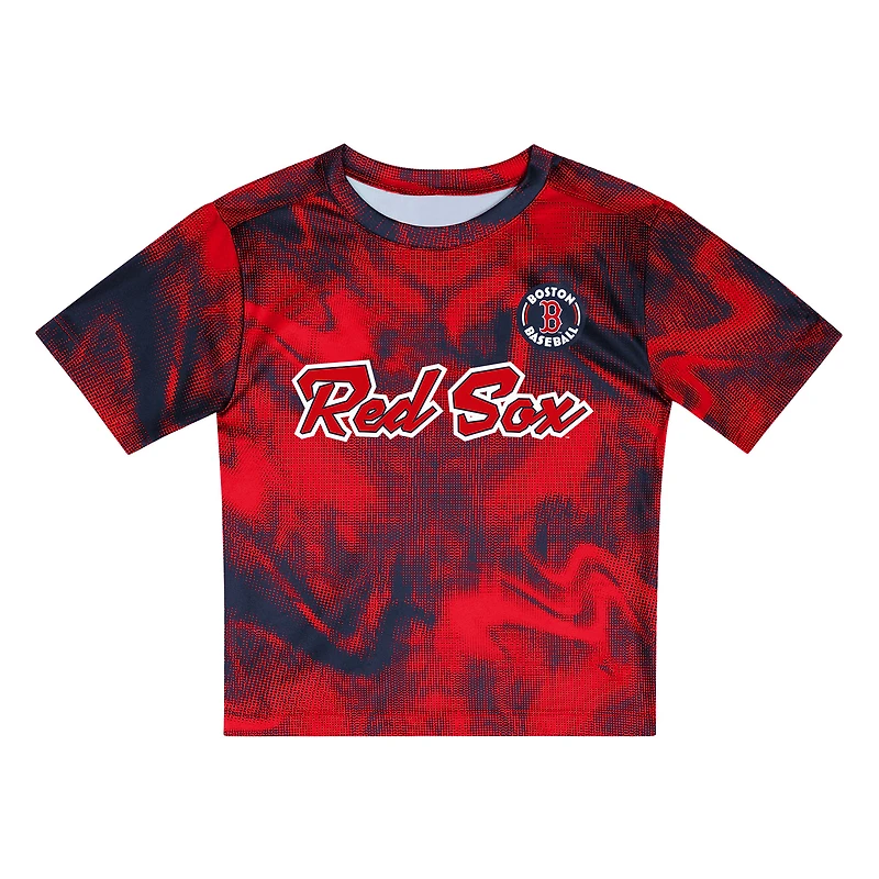 Ensemble de 2 pièces pour frappeur champ intérieur des Red Sox Boston enfants d'âge préscolaire