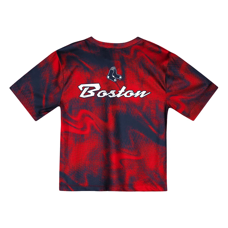 Ensemble de 2 pièces pour frappeur champ intérieur des Red Sox Boston enfants d'âge préscolaire