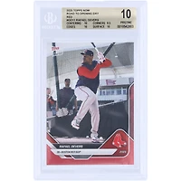 Rafael Devers Boston Red Sox 2025 Topps Now Road To Opening Day Red Foil #OD-11 #/5 BGS Authenticated 10 Card - 10,9.5,10,10 Subgrades