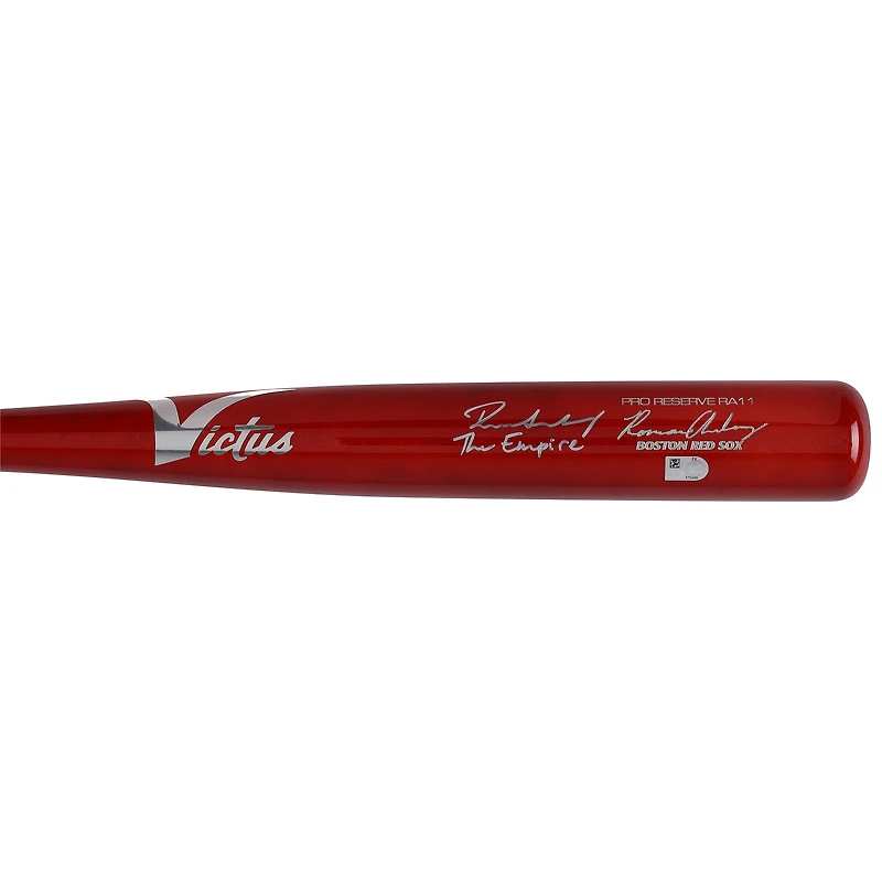 Roman Anthony Boston Red Sox Autographed Victus Game Model Bat with "The Empire" Inscription
