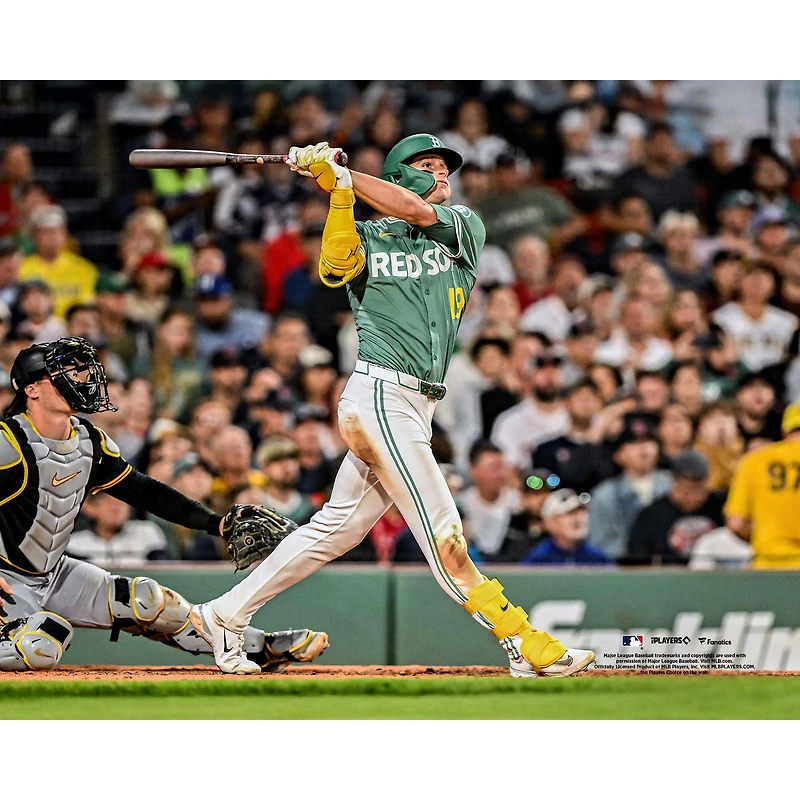 Roman Anthony Boston Red Sox Unsigned City Connect Batting Photograph