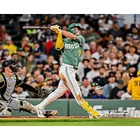 Roman Anthony Boston Red Sox Unsigned City Connect Batting Photograph