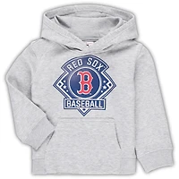 Sweat à capuche gris chiné Boston Red Sox Fence Swinger pour tout-petit
