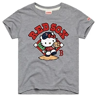 Toddler Homage  Gray Boston Red Sox Hello Kitty x MLB Tri-Blend T-Shirt