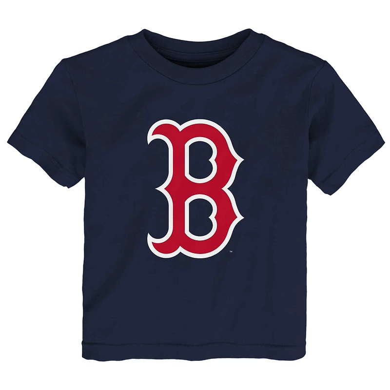 Toddler Navy Boston Red Sox Primary Team Logo - T-Shirt
