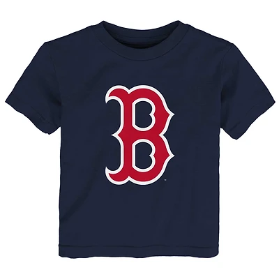Toddler Navy Boston Red Sox Primary Team Logo - T-Shirt